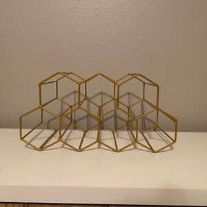 Gold Wine Rack